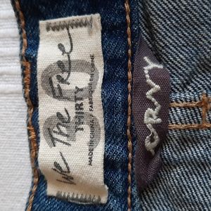 Free people denim shorts